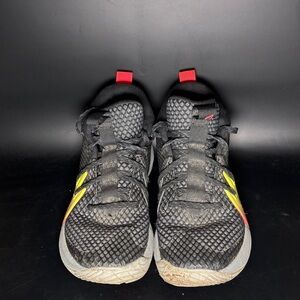 Under Armour Black Shoes with Red and Yellow Highlights